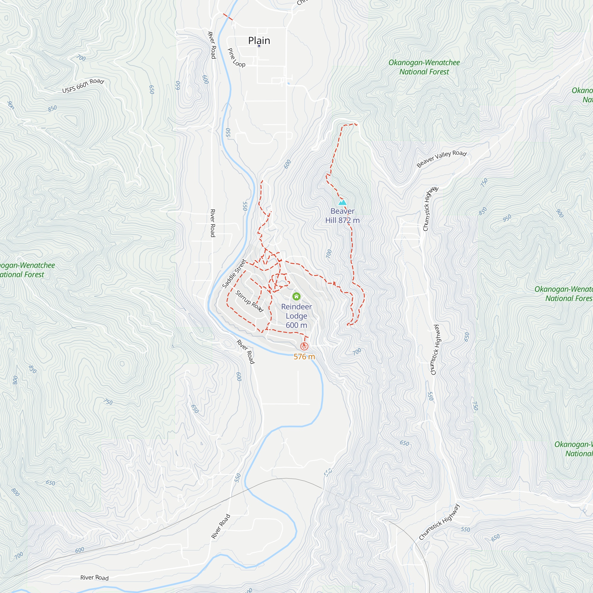Reindeer Lodge map