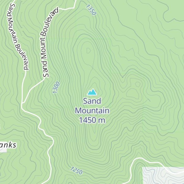 Map of Sand Mountain