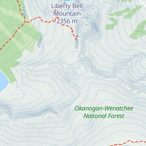 Map of Cornice Peak