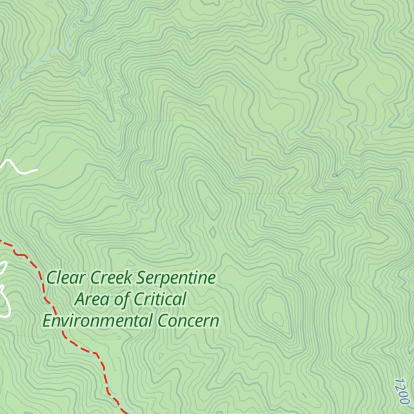 Map of North Hill