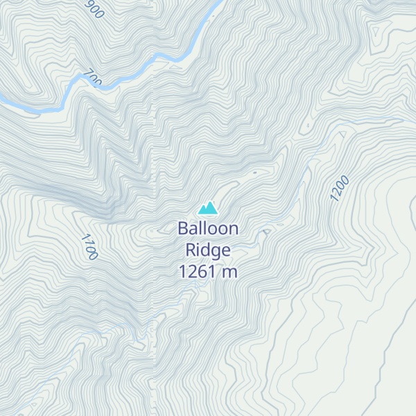 Map of Balloon Ridge