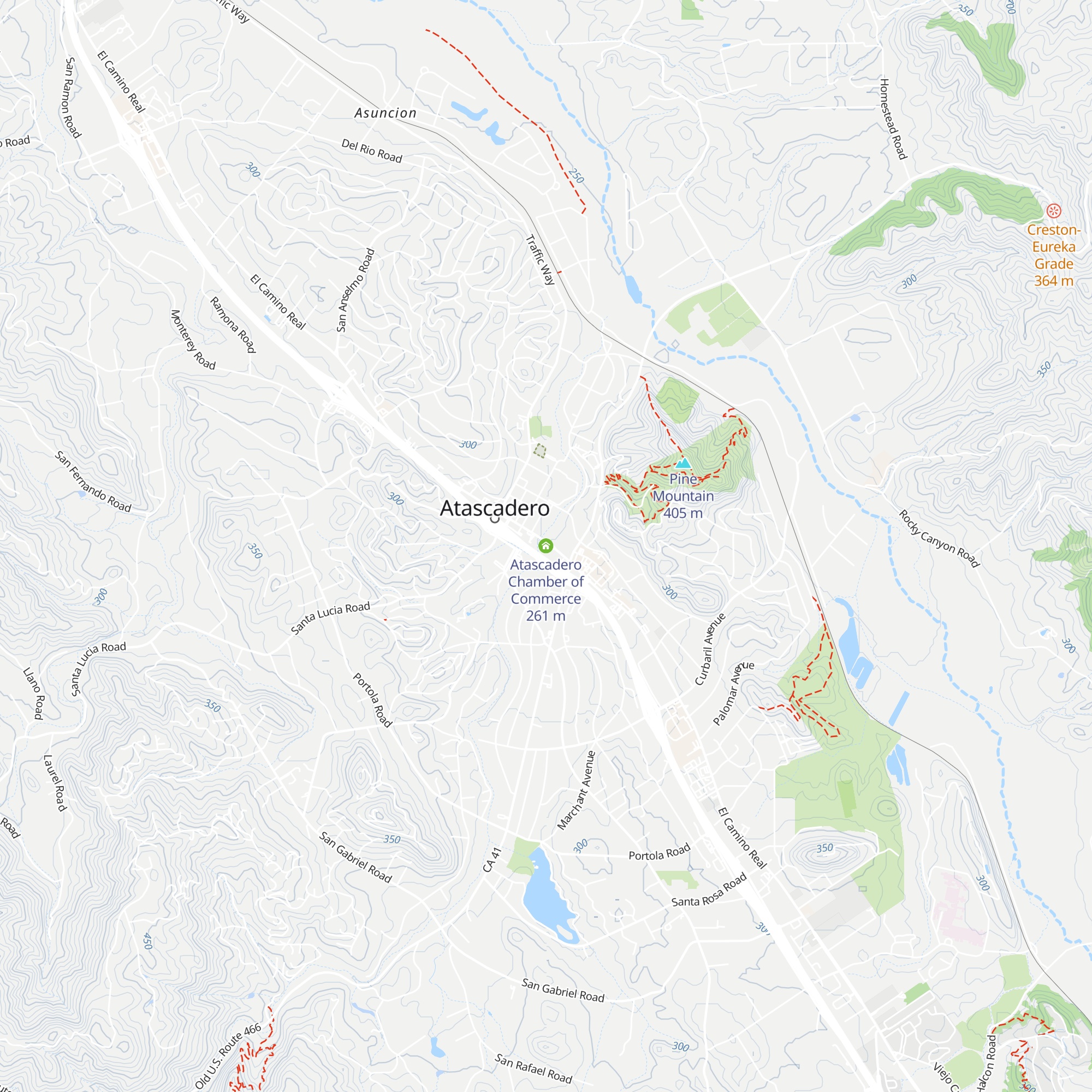 Atascadero Chamber of Commerce map