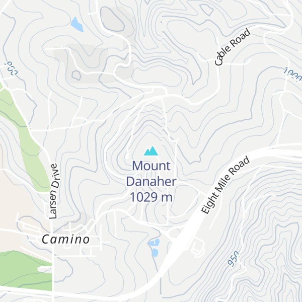 Map of Mount Danaher