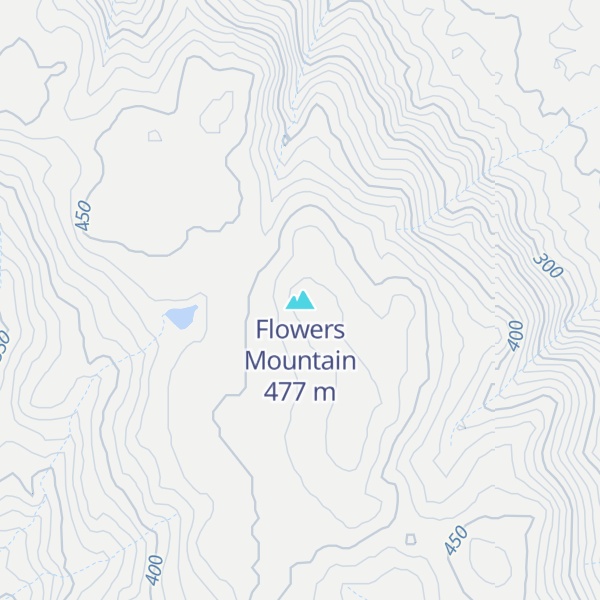 Map of Flowers Mountain