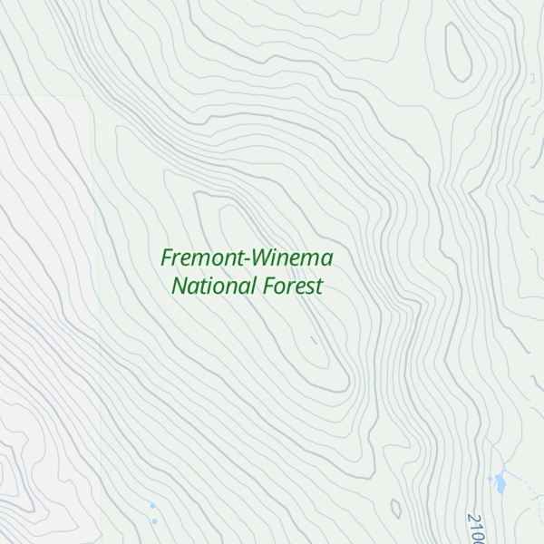 Map of Coleman Rim