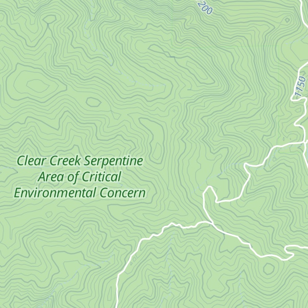 Map of Idria Peak