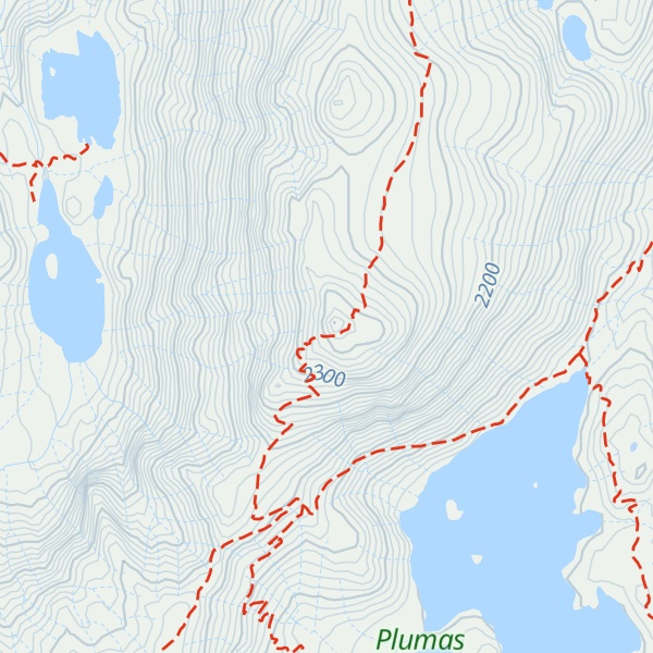 Map of Mount Elwell