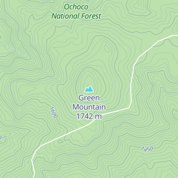 Map of Green Mountain