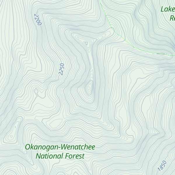 Map of Flora Mountain