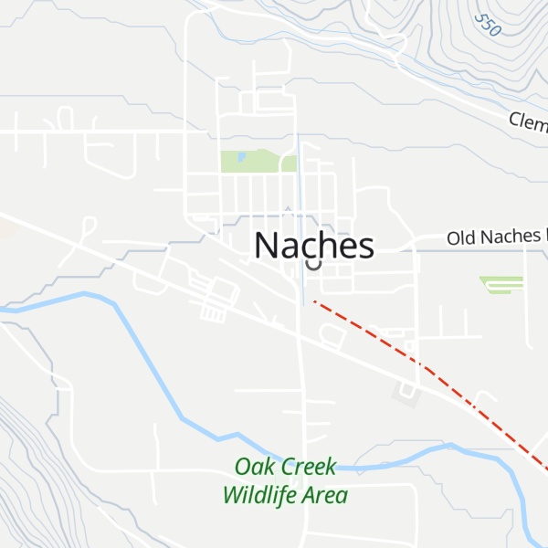 Map of Naches Visitor Information Center