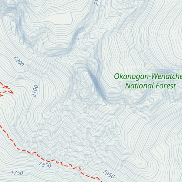 Map of Tower Mountain
