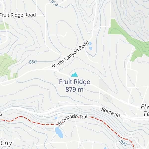 Map of Fruit Ridge