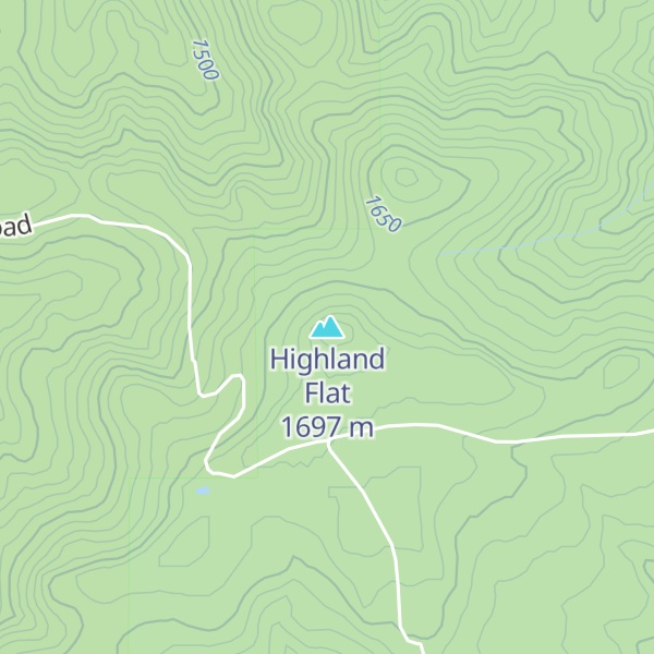 Map of Highland Flat