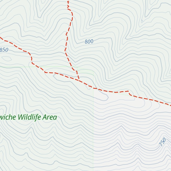 Map of Cowiche Mountain