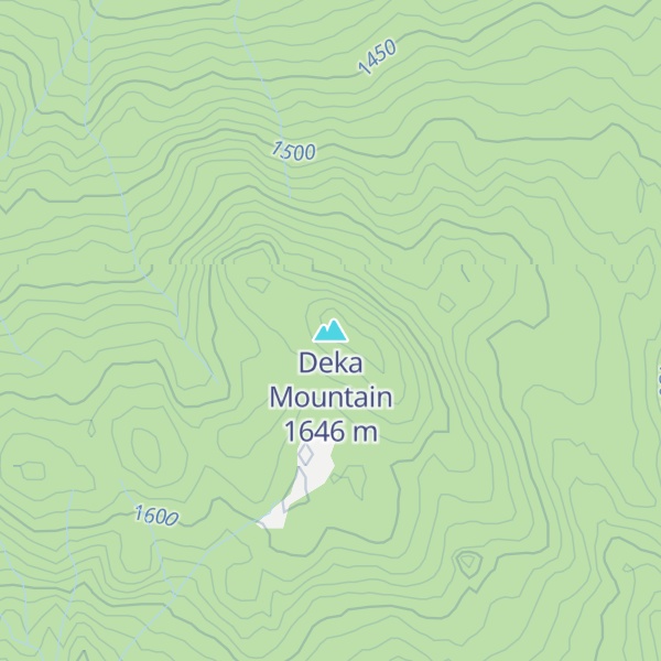 Map of Deka Mountain