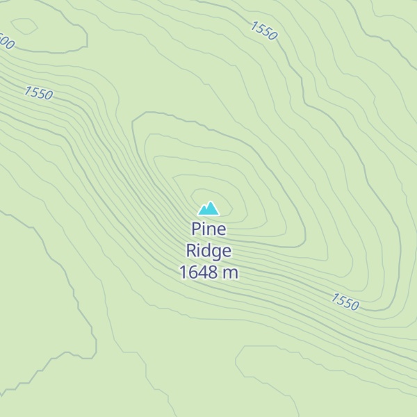 Map of Pine Ridge