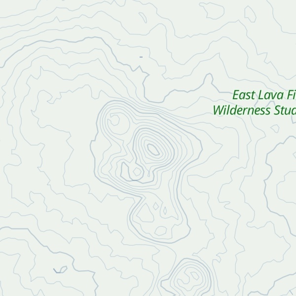 Map of Lava Mountain