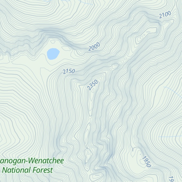 Map of Shull Mountain