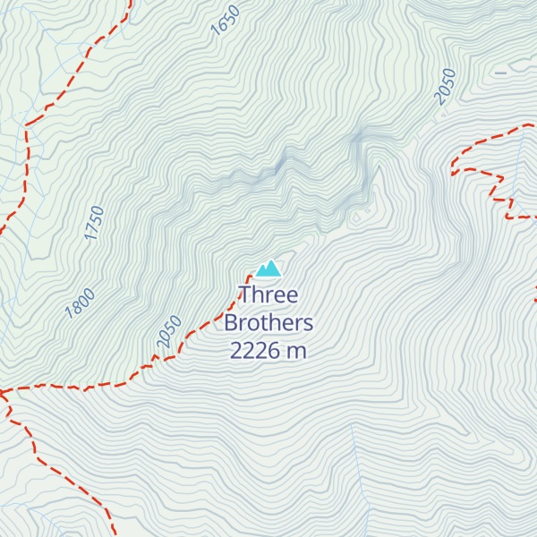 Map of Three Brothers