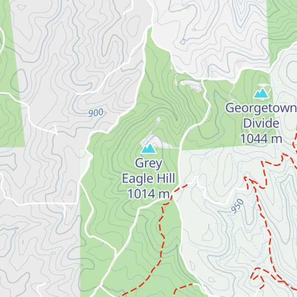 Map of Grey Eagle Hill