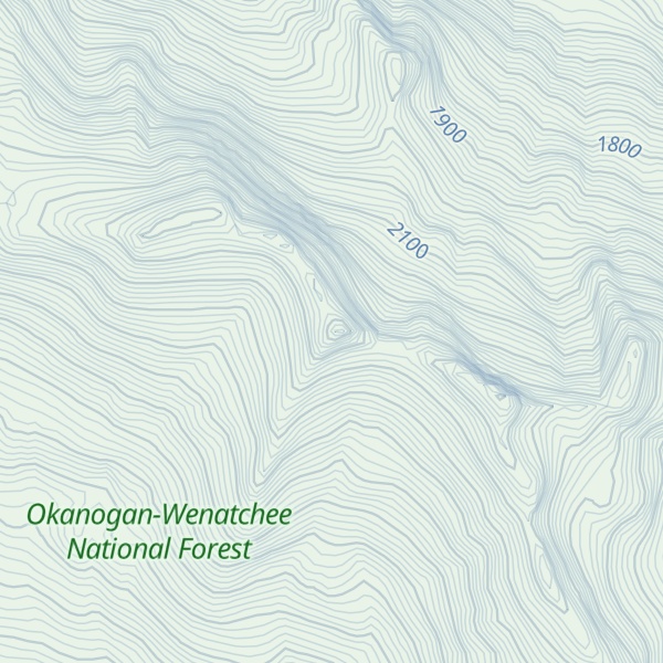 Map of Chilly Peak