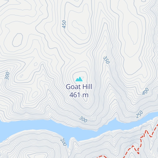 Map of Goat Hill