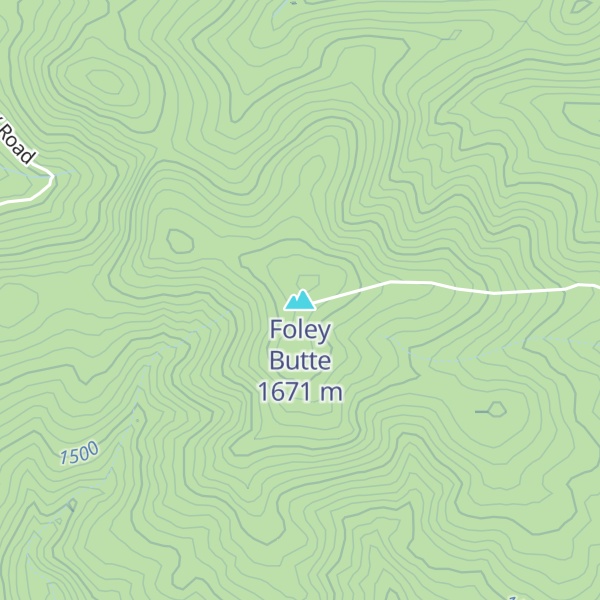 Map of Foley Butte