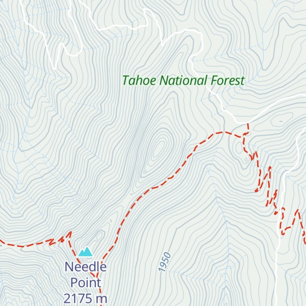 Map of Rattlesnake Peak