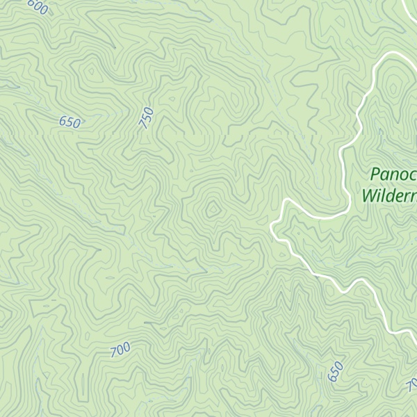 Map of Panoche Hills