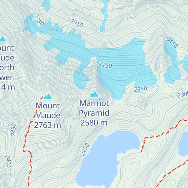 Map of Marmot Pyramid