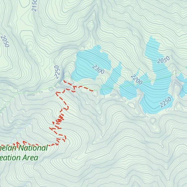 Map of McGregor Mountain