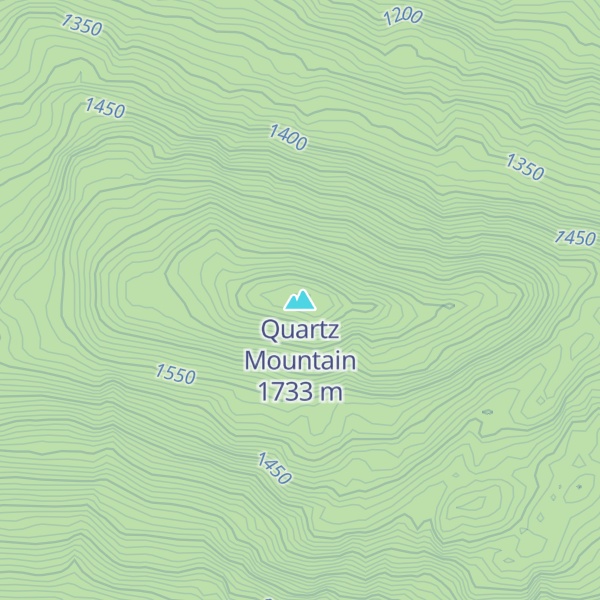 Map of Quartz Mountain
