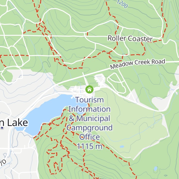 Map of Tourism Information & Municipal Campground Office