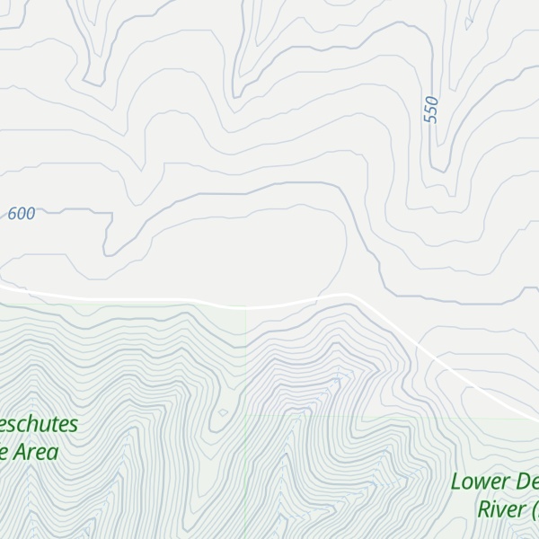 Map of Gordon Ridge