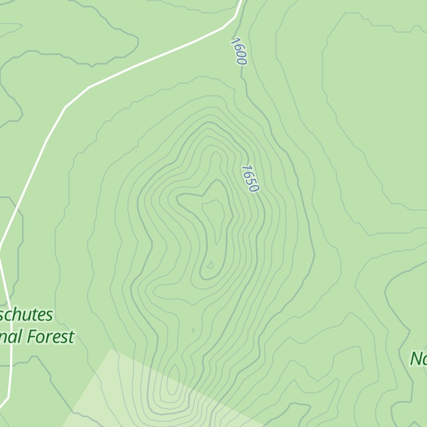 Map of Hoona Ridge