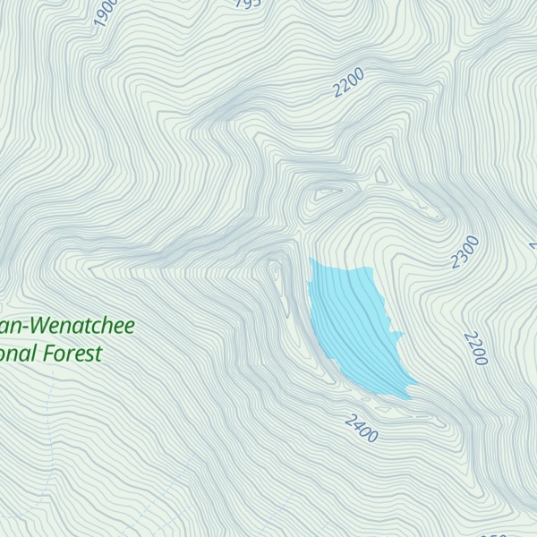 Map of Martin Peak