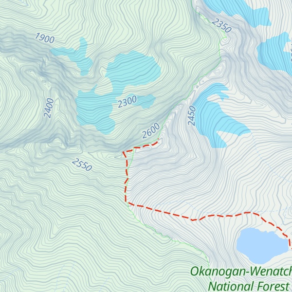Map of Black Peak
