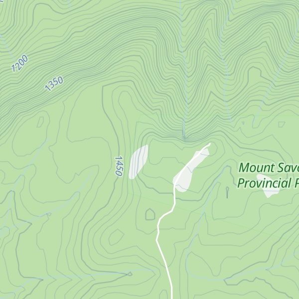 Map of Mount Savona