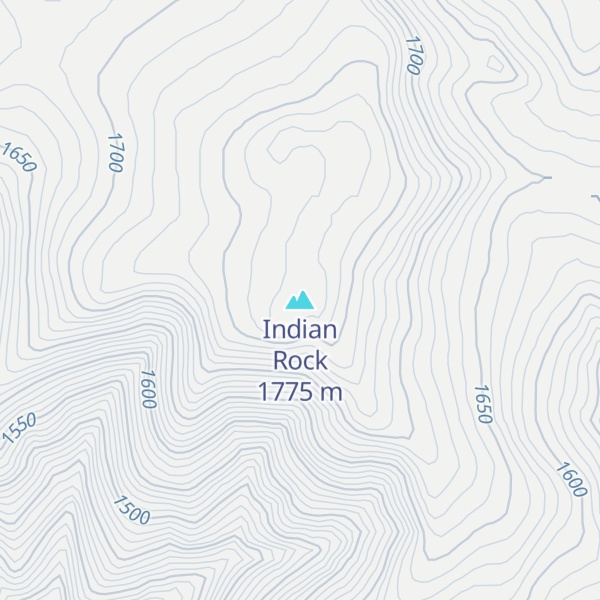 Map of Indian Rock