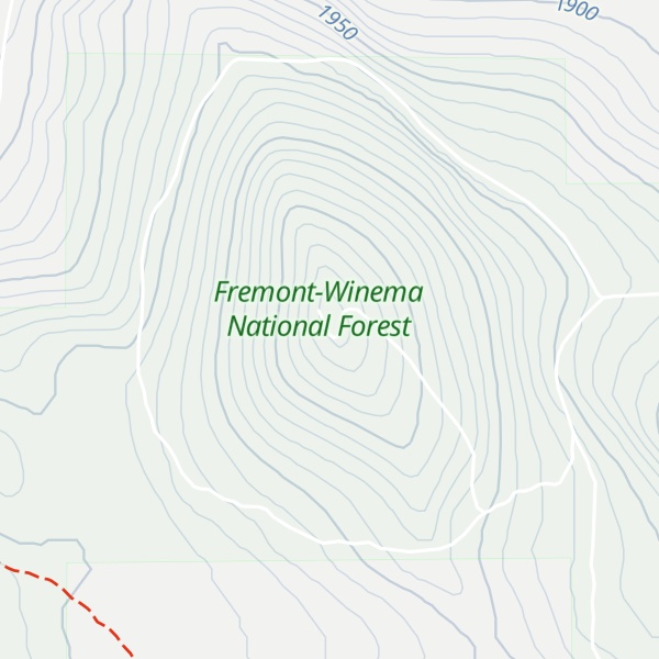 Map of Dead Indian Mountain