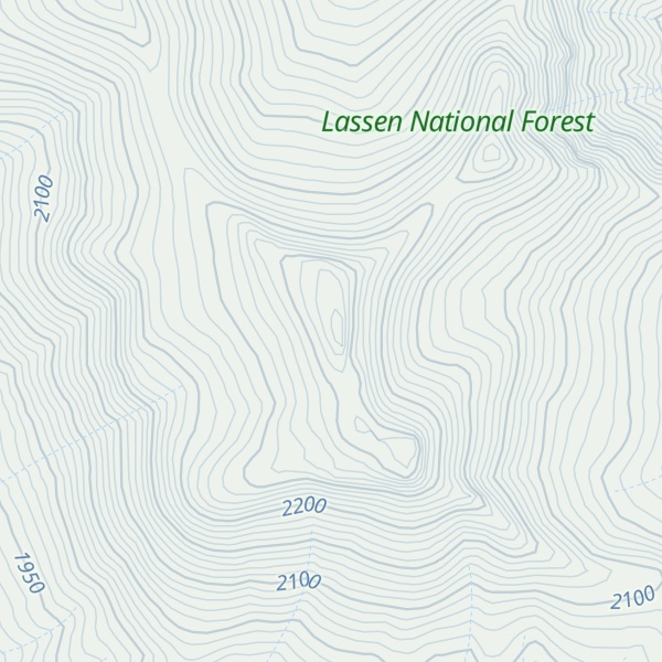 Map of Coyote Peak