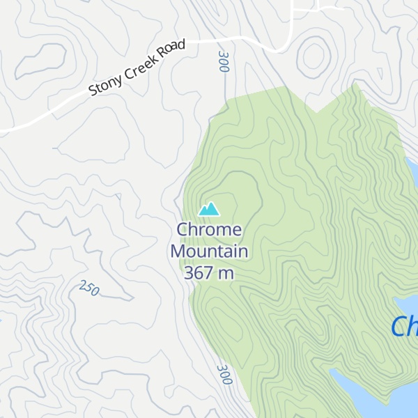 Map of Chrome Mountain