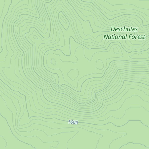 Map of Long Butte