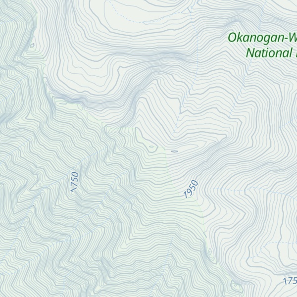 Map of Crook Mountain