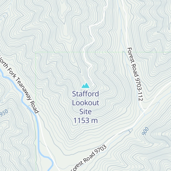 Map of Stafford Lookout Site