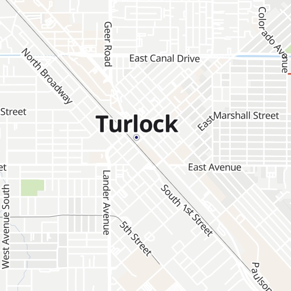 Map of Turlock Chamber of Commerce