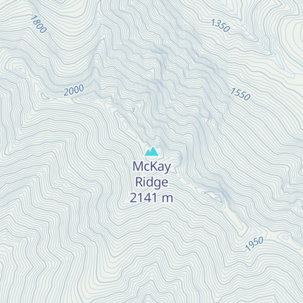Map of McKay Ridge