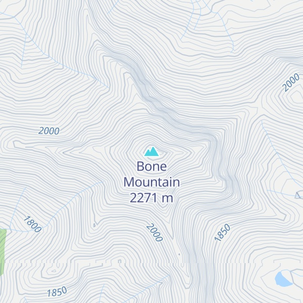 Map of Bone Mountain