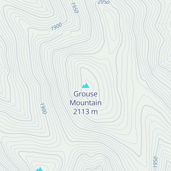 Map of Grouse Mountain