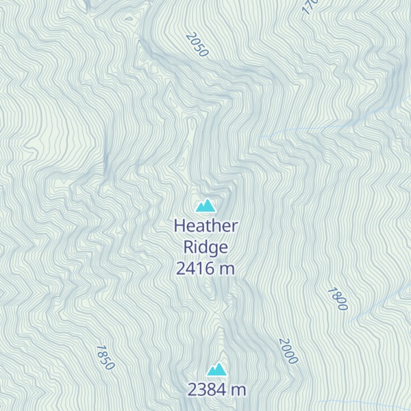 Map of Heather Ridge